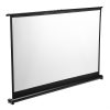 Exquizon Mini Retractable 50 Inch Table-Top Projection Screen Suitable for 16:9 Aspect Ratio HD Movies in Outdoor Indoor Home Cinema Presentations in Business