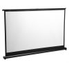 Exquizon Mini Retractable 50 Inch Table-Top Projection Screen Suitable for 16:9 Aspect Ratio HD Movies in Outdoor Indoor Home Cinema Presentations in Business