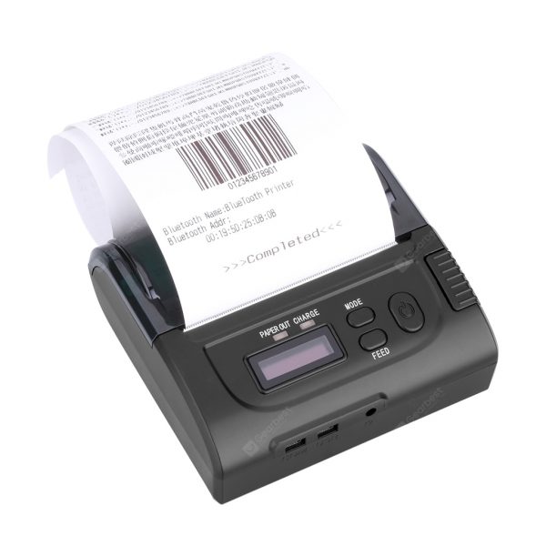 Excelvan Portable Bluetooth Wireless 80mm Thermal Dot Receipt Printer EU