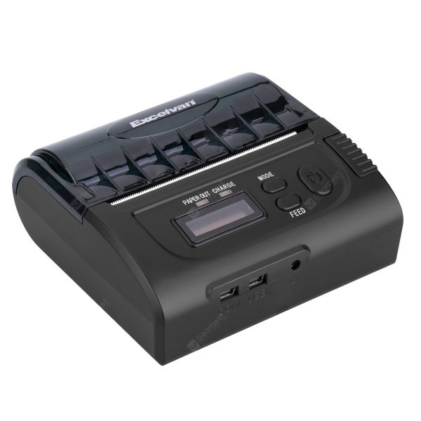 Excelvan Portable Bluetooth Wireless 80mm Thermal Dot Receipt Printer EU