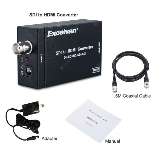 Excelvan Mini 3G SDI to HDMI Converter