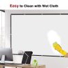 Excelvan 16:9 Collapsible White Portable Projector Cloth Screen With Hanging Hole For Home And Outdoor Use