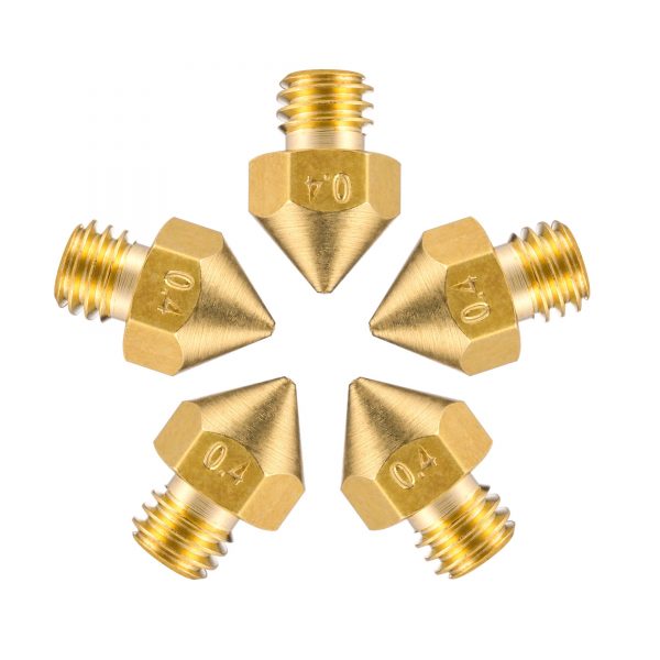 Alfawise MK8 Extruder Nozzle 0.4MM for 3D Printer 5PCS