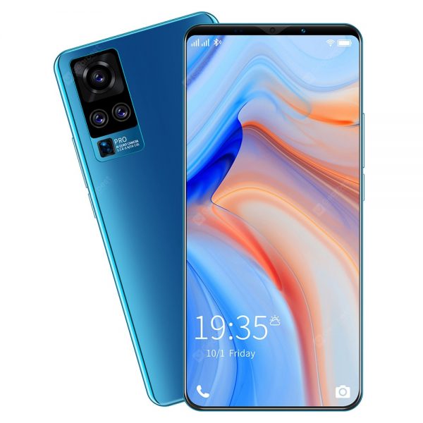 X50 Plus Smartphone MT6763 Octa Core 5.8 inch 4GB RAM 64GB ROM Android 10.0 8MP + 13MP Cameras 4800mAh Battery Face ID Fingerprint Recognition