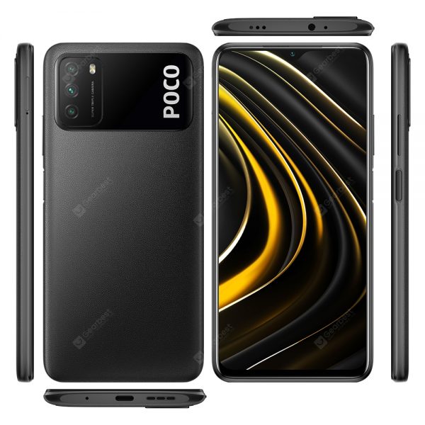 Xiaomi Poco M3 4G Smart Phone Media Qualcomm Snapdragon 662 6.53 Inch Screen Triple Camera 48MP + 2MP + 2MP 6000mAh Battery