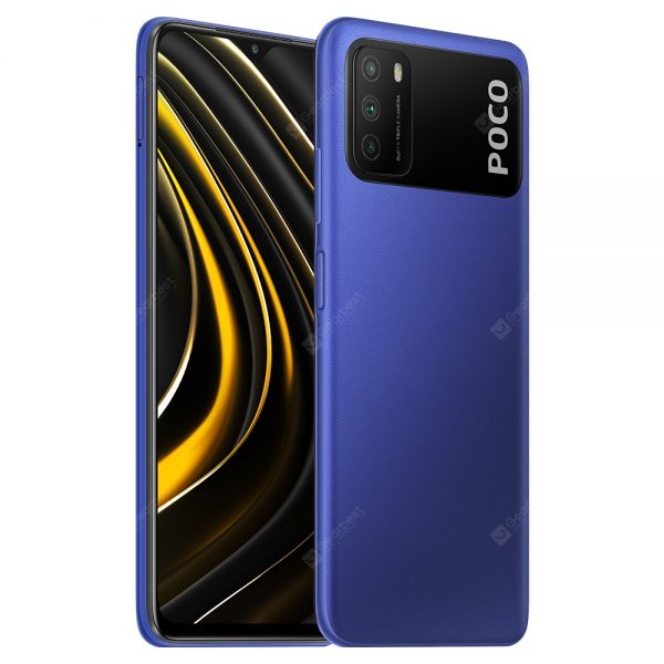 Xiaomi Poco M3 4G Smart Phone Media Qualcomm Snapdragon 662 6.53 Inch Screen Triple Camera 48MP + 2MP + 2MP 6000mAh Battery