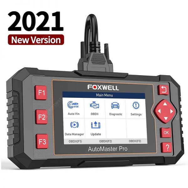 FOXWELL NT604 Elite OBD2 Scanner Engine Code Reader ABS SRS Transmission Car Diagnostic Tool