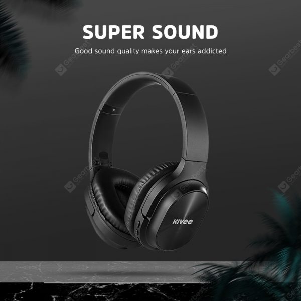 KIVEE H1 Wireless Headset Bluetooth 5.0 Music Headphones Gaming FM With Microphone For IPhone Xiaomi Tablet PC Over-ear Headset