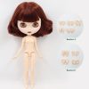 ICY DBS Blyth doll No.2 WHITE and Black skin joint body oily straight hair 1/6 BJD special price toy gift