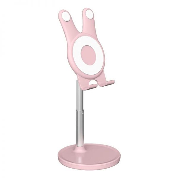 Rabbit Mobile Phone Desktop Stand Adjustable Lifting Telescopic Portable Rabbit Mobile Phone Holder Tablet Computer Bracket