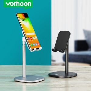 Vothoon Desk Mobile Phone Holder Stand For iPhone Universal Adjustable Metal Desktop Table Tablet Holder Stand For iPad Pro