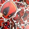 10/35Pcs Disney Marvel Superhero Deadpool Stickers The Avengers Guitar Luggage Waterproof Sticker Skateboard Laptop Stikers Toys