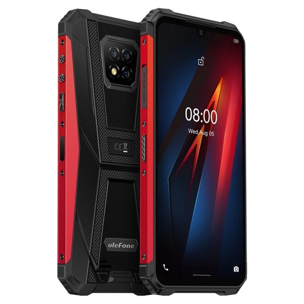 Ulefone Armor 8 IP68 IP69K Waterproof 6.1" 4GB 64GB 16MP Triple Rear Camera NFC 5580mAh Helio P60 Octa Core Rugged Smartphone