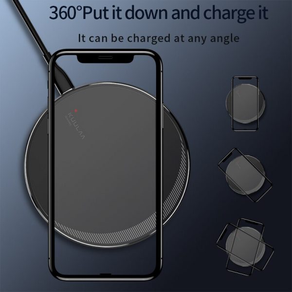 KUULAA Qi Wireless Charger For iPhone 11 Pro 8 X XR XS Max 10W Fast Wireless Charging for Samsung S10 S9 S8 USB Charger Pad