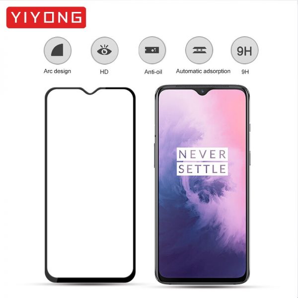 YIYONG 5D Full Cover Tempered Glass For One Plus 7T 8T 6 6T Nord Screen Protector For One Plus 8 OnePlus 7 T Pro 3D Curved Glass