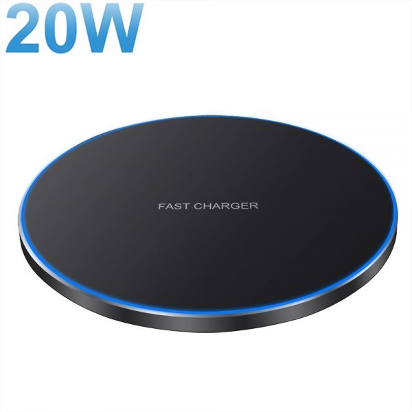 FDGAO 30W Fast Wireless Charger For Samsung S10 S20 S9 Note 20 10 9 USB C Qi Charging Pad for iPhone 12 11 XS XR X 8 Airpods Pro