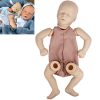 17 20 22Inch Lifelike Reborn Baby Doll Kit Vinyl Unpainted Unfinished Doll Parts Newborn Baby Dolls DIY Blank Doll Kit Xmas Gift