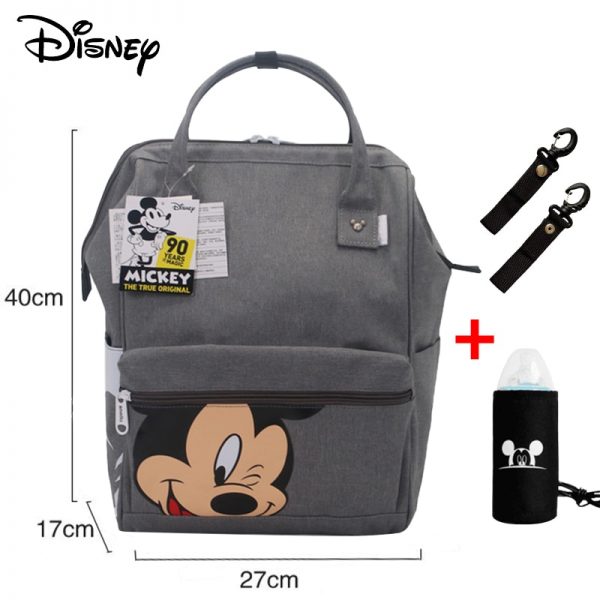 Disney Mickey Minnie Diaper Bag Fashion Mummy Maternity Nappy Bag Large Capacity Baby Bags for Mom Multifunctional Wet Bag Nappy