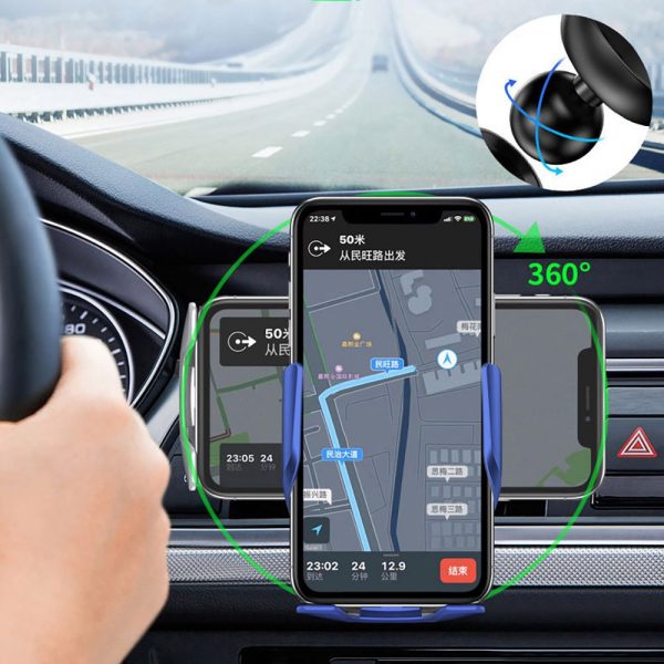 Automatic Clamping 15W Fast Car Wireless Charger for Samsung S20 S10 iPhone 12 11 Pro XS XR 8 Infrared Sensor Phone Holder Mount