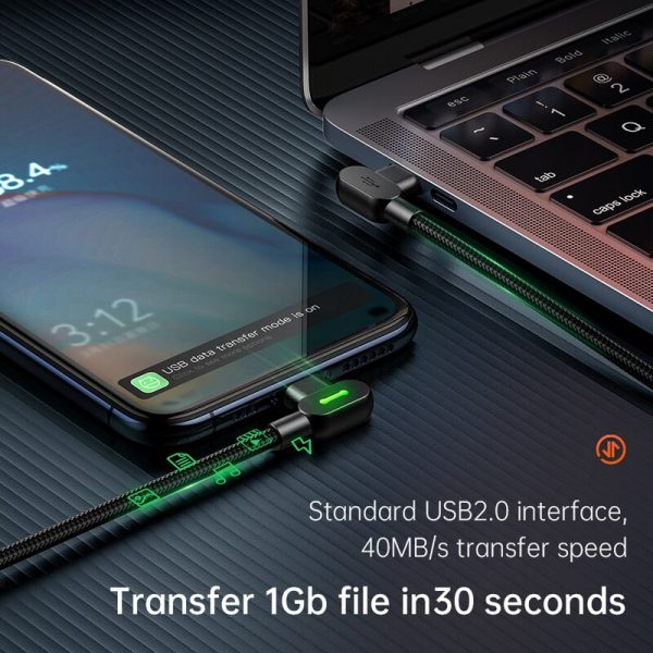 MCDODO 3A USB C to USB Type C Cable PD 60W Fast Charging USB-C Phone Charger Type-C Cord For Xiaomi Redmi Note 9s Samsung S20 S9