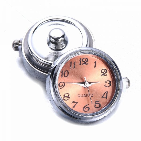 DIY Snap Jewelry 18mm Glass Watch Snap Buttons Interchangeable Jewelry Accessory Snap Button Jewelry for Snaps Bracelet