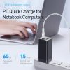 65W Quik Charge 3.0 USB Fast Charging PD GaN Charger For iPhone Xiaomi Huawei Samsung Mobile Phone Laptop Tablet Charge Adapter