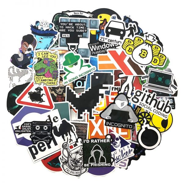 72Pcs/Pack Programming Graffiti Stickers Hacker Stickers Java C++ For Luggage Skateboard Laptop Motorcycle Papeleria y Oficina