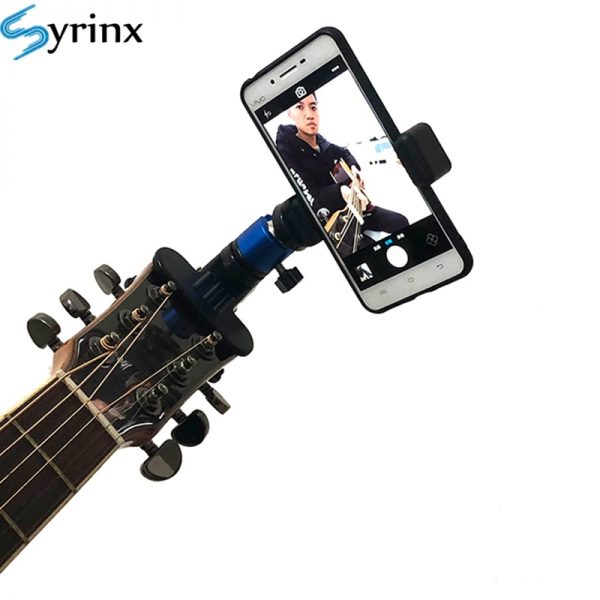 2020 New Phone Holder Stand Guitar Street Singing Song Holder Musicians Holder Mobile Live Guitar Stand For iphone 11 Xs Support