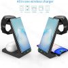 Wireless Charger Samsung 3 in 1 10W Fast Charging Qi-Certified, Compatible Samsung S10/ S10+ Airpods, Galaxy Watches Galaxy buds