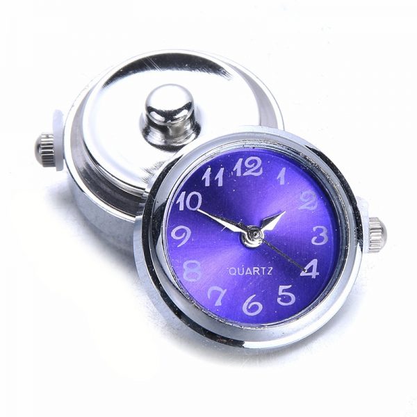 DIY Snap Jewelry 18mm Glass Watch Snap Buttons Interchangeable Jewelry Accessory Snap Button Jewelry for Snaps Bracelet