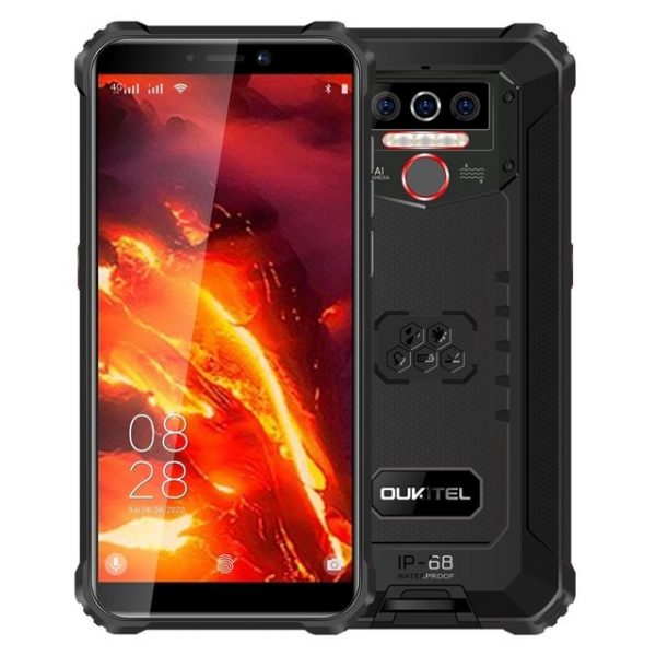 IP68 Waterproof 4GB 64GB Mobile Phone OUKITEL WP5 Pro Smartphone 8000mAh Triple Camera Face/Fingerprint ID 5.5 inches Android 10