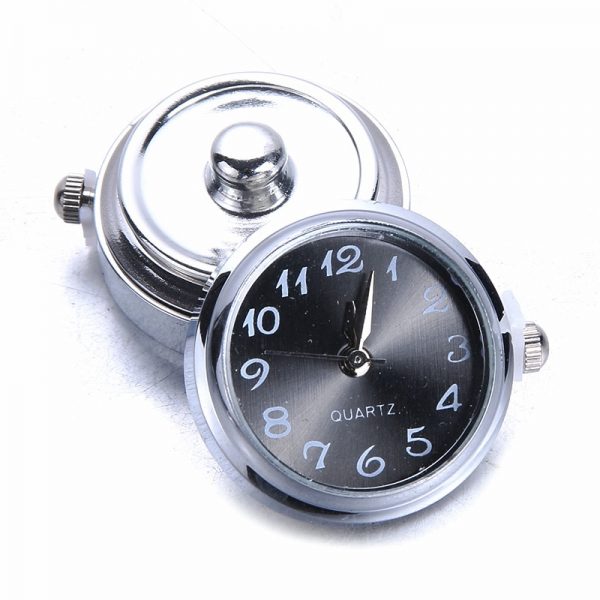 DIY Snap Jewelry 18mm Glass Watch Snap Buttons Interchangeable Jewelry Accessory Snap Button Jewelry for Snaps Bracelet