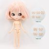 ICY DBS Blyth doll No.2 WHITE and Black skin joint body oily straight hair 1/6 BJD special price toy gift