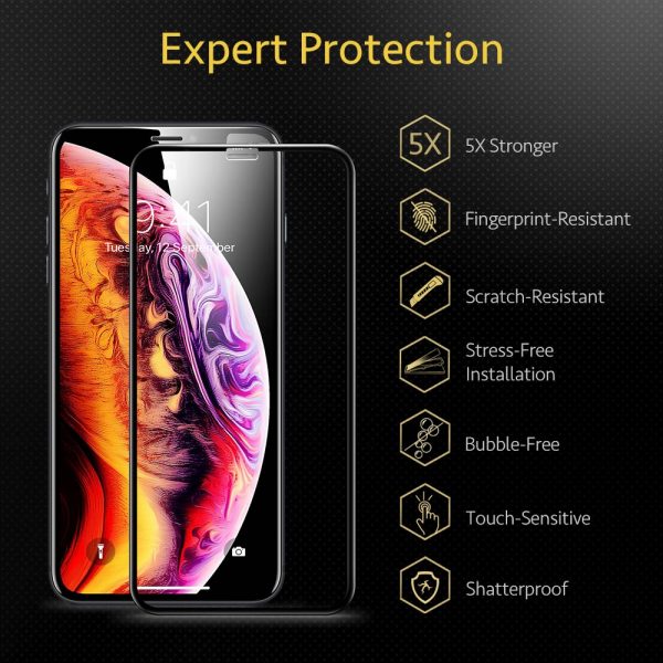 ESR for iPhone 12 Pro Screen Protector Tempered Glass for iPhone 12 mini 12pro Max 11 Pro X XR XS Max 3D Full Cover Screen Film