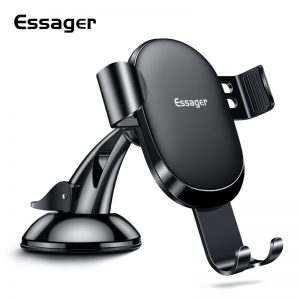 Essager Gravity Car Phone Holder For iPhone Samsung Universal Mount Holder For Phone in Car Cell Mobile Phone Holder Stand