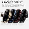 A5 10W Wireless Car Charger Automatic Clamping Fast Charging Phone Holder Mount Car for iPhone 11 Huawei Samsung Smart Phones