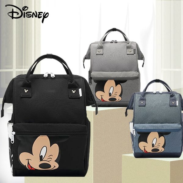 Disney Mickey Minnie Diaper Bag Fashion Mummy Maternity Nappy Bag Large Capacity Baby Bags for Mom Multifunctional Wet Bag Nappy