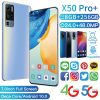 X50 PRO plus Rear Quad Camera 48MP Selfie Smartphone 8GB+256GB 7.0 Inch 5000mAh Android 10 Dual SIM Card mobile phone 4G LTE