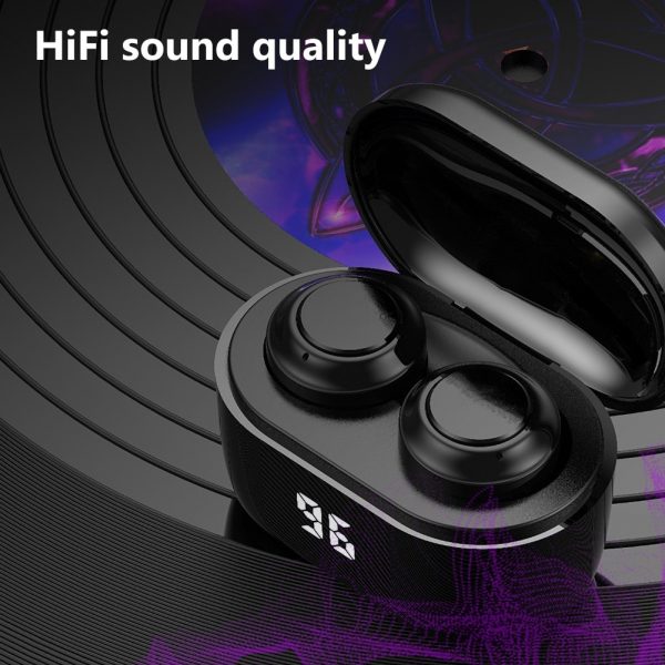 2020 in-ear earphones A6 TWS Mini Wireless Bluetooth 5.0 HiFi Stereo Earphones with Digital Charge Box Wireless Earphones 2020