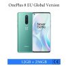 Global Rom OnePlus 8 5G Smartphone 12GB 256GB Snapdragon 865 Octa Core 6.55 90Hz Fluid Display 48MP Triple Cams 30T Fast Charge