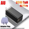 65W Quik Charge 3.0 USB Fast Charging PD GaN Charger For iPhone Xiaomi Huawei Samsung Mobile Phone Laptop Tablet Charge Adapter