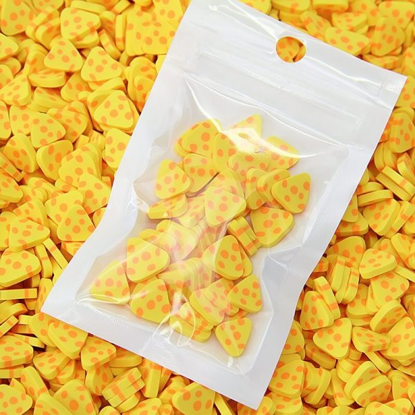 10g DIY Simulation Food Slice Slimes Additives Soft Slice for Nail Art Beauty Decor Slimes Filler Supplies Charms Accessories To