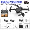 LSRC 2021 New Quadcopter Drone E525 HD 4K 1080P Camera and WiFi FPV HeightKeeping RC Foldable Quadcopter Dron Toy Gift