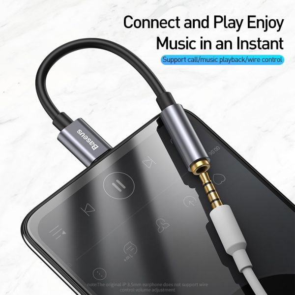 Baseus USB Type C to 3.5mm Jack OTG Adapter USB-C Type-C to 3.5 mm Headphone Audio Aux Cable For Xiaomi Mi 10 9 Oneplus 8 7 Pro