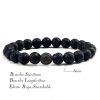 Fashion 8mm Natural Stone Beads Bracelet Men Women Tiger Eye Lava Hematite Strand Bracelet&Bangles Healing Yoga Pulsera Jewelry