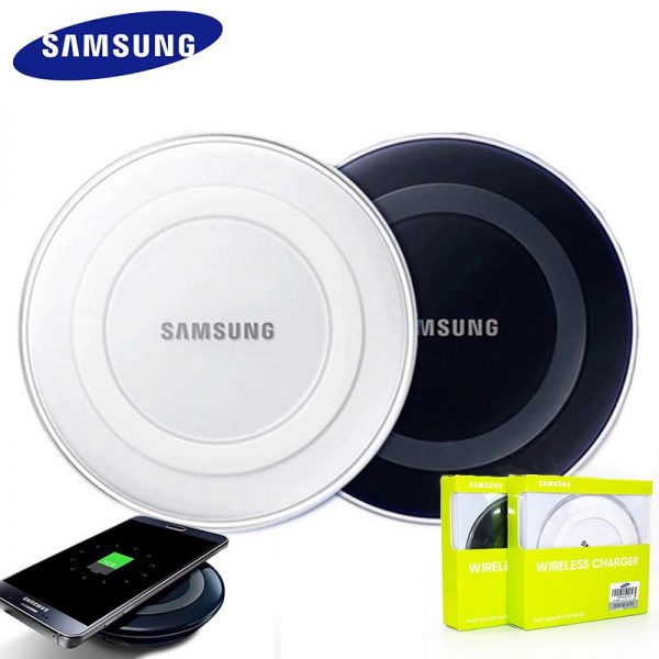 Original Samsung Wireless Charger Adapter qi Charge Pad For Galaxy S7 S6 EDGE S8 S9 S10 Plus Note 4 5 For Iphone 8 X XS XR mi 9