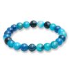 Fashion 8mm Natural Stone Beads Bracelet Men Women Tiger Eye Lava Hematite Strand Bracelet&Bangles Healing Yoga Pulsera Jewelry