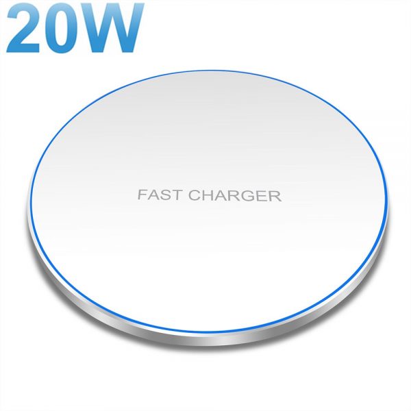 FDGAO 30W Fast Wireless Charger For Samsung S10 S20 S9 Note 20 10 9 USB C Qi Charging Pad for iPhone 12 11 XS XR X 8 Airpods Pro