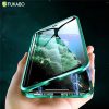 Magnetic Attraction Case For iPhone 11 Pro Max SE 2020 Shockproof Case For iPhone 6 6s 7 8 Plus Tempered Glass Back Cover