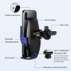 Automatic Clamping 15W Fast Car Wireless Charger for Samsung S20 S10 iPhone 12 11 Pro XS XR 8 Infrared Sensor Phone Holder Mount